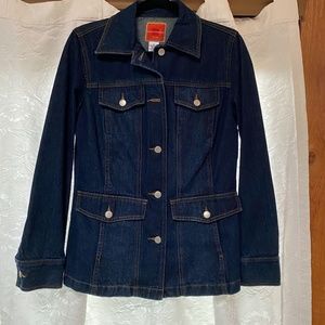 Over the hip women's jeans jacket